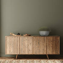 Горщик пластмасовий Misa Mira ECO WOOD зелений лісовий 23.5см., фото 6