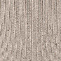 Горщик пластмасовий Misa Roma JUMPER ECO WOOD білий 24см., фото 6