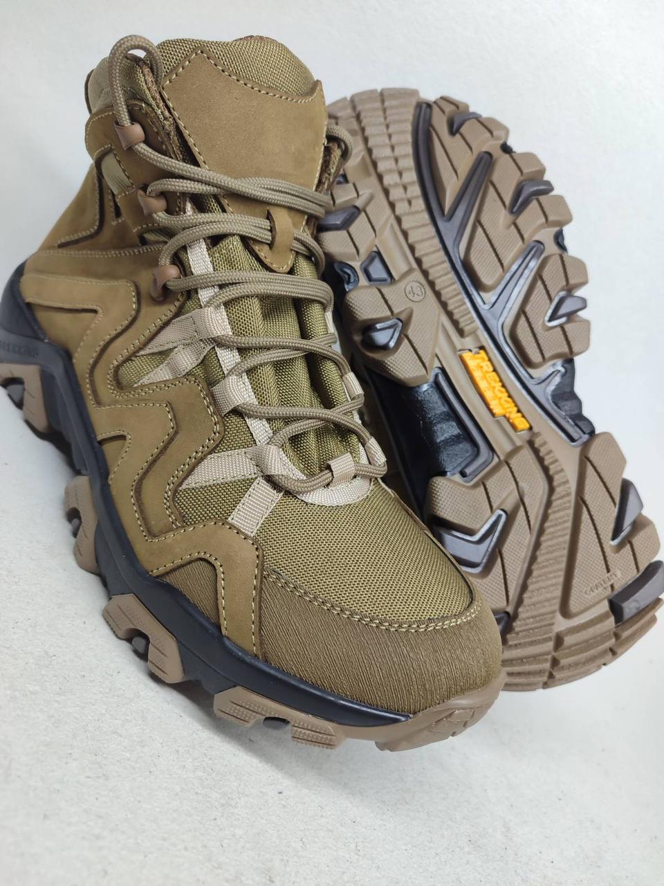 Черевики чоловічі тактичні демісезонні шкіряні Oksy Tactical Coyote, 39 40 41 42 43 44 45 46