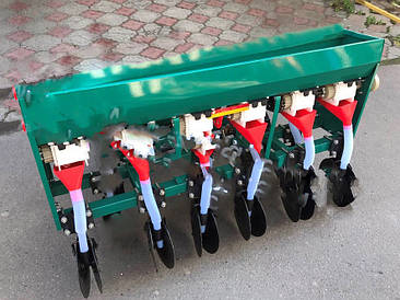 Сівалка зернова 6-ти рядна СЗП-6 дискова до мотоблока та мототрактора