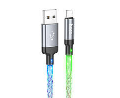 Кабель USB для Iphone HOCO U112 1m Сірий