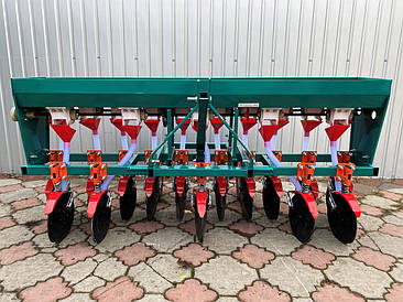 Сівалка зернова 15 рядна СЗН-15Б1-3Т з бункером для міндобрива на пружинних дисках під трьох-точку
