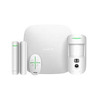 Ajax StarterKit Cam White Комплект бездротової сигналізації