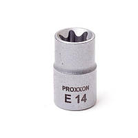 Головка для внешней звездочки TX на 3/8", длина 25 мм, E 14 мм Proxxon (23620)(18878013756)