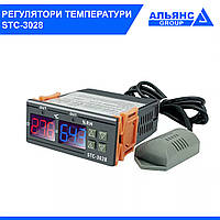 Терморегулятор STC - 3028. Регулятор вологості та температури, 220VAC