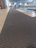 Протиковзка доріжка для басейну "Хвиля Premium" синього кольору 1,2 х 15 м, фото 5