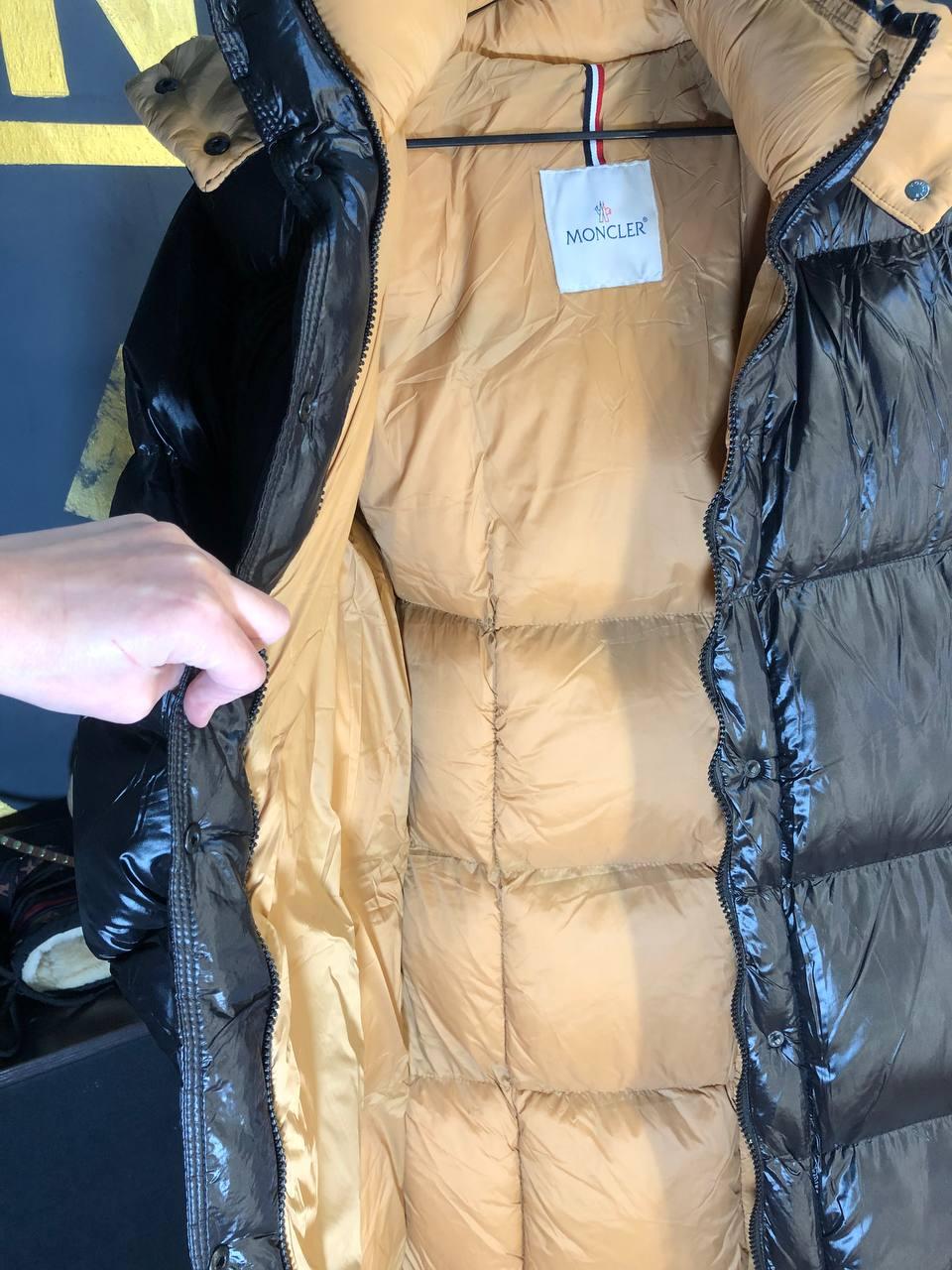 Шикарный длинный женский пуховик Монклер, женское пальто Moncler производство Италия, Безупречное качество - фото 6 - id-p2092835573