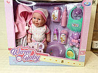 Большой набор Пупс функциональный с аксессуарами кукла малыш, новорожденный, пупс девочка