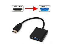 Адаптер-конвертер з HDMI на VGA (перехідник) Converter емулятор монітора