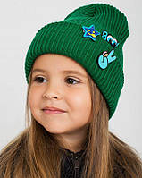 Стильная детская двойная шапка для девочки мальчика