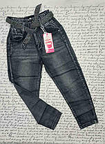 Джинси дитячі класичні на резинці, р. 6-14 років чорні