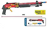 Великий Бластер Nerf дробовик Нерф Remington 870 з гільзами, стріляє м'якими кулями, фото 5