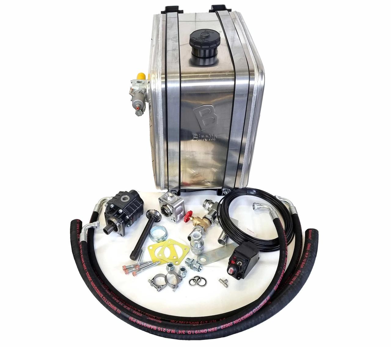 Комплект Гидравлического оборудования на тягач MERSEDES ACTROS (Мерседес) (бак алюминий) - фото 1 - id-p651526805