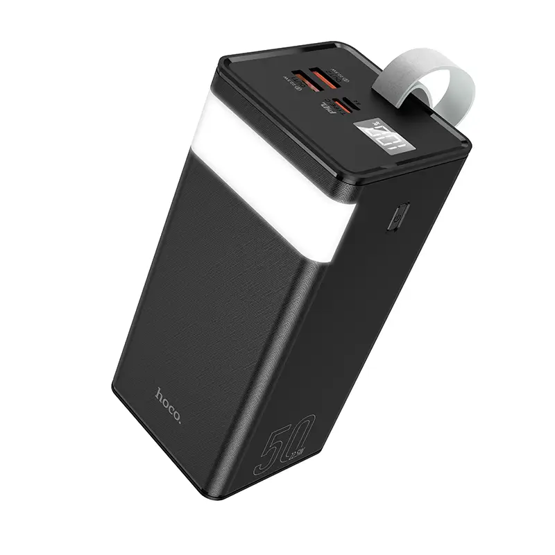 Портативна зарядна батарея Hoco J86A 50000mAh 22.5W Powermaster (Чорний)
