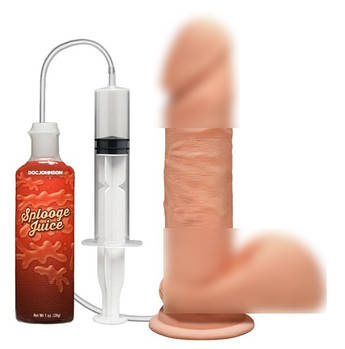 Кончайний фаллоїмітатор Doc Johnson The D ULTRASKYN Perfect D Squirting — 7 Inch