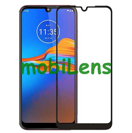 Motorola XT2053, Moto E6S 2020, XT2053-1-2-3, XT2053-05, Moto E6i 2020, XT2053-6 Захисне скло чорне, фото 1