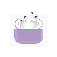 Силиконовый чехол для наушников Airpods PRO (Сиреневый)