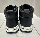 Дитячі демісезонні  черевики Bessky на флисе  чорні р32-37, фото 6