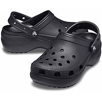 Женские сабо Crocs Classic Platform Clog W 206750 37, Черный