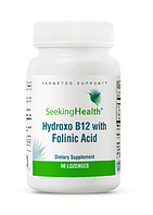 Seeking Health Hydroxo B12 with Folinic Acid Вітамін В12 и фолиевая кислота, 60 шт.