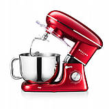Планетарний міксер, тістоміс Mozano Kitchen Machine 2300 Вт 6,2л. Red, фото 2