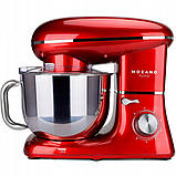Планетарний міксер, тістоміс Mozano Kitchen Machine 2300 Вт 6,2л. Red, фото 4