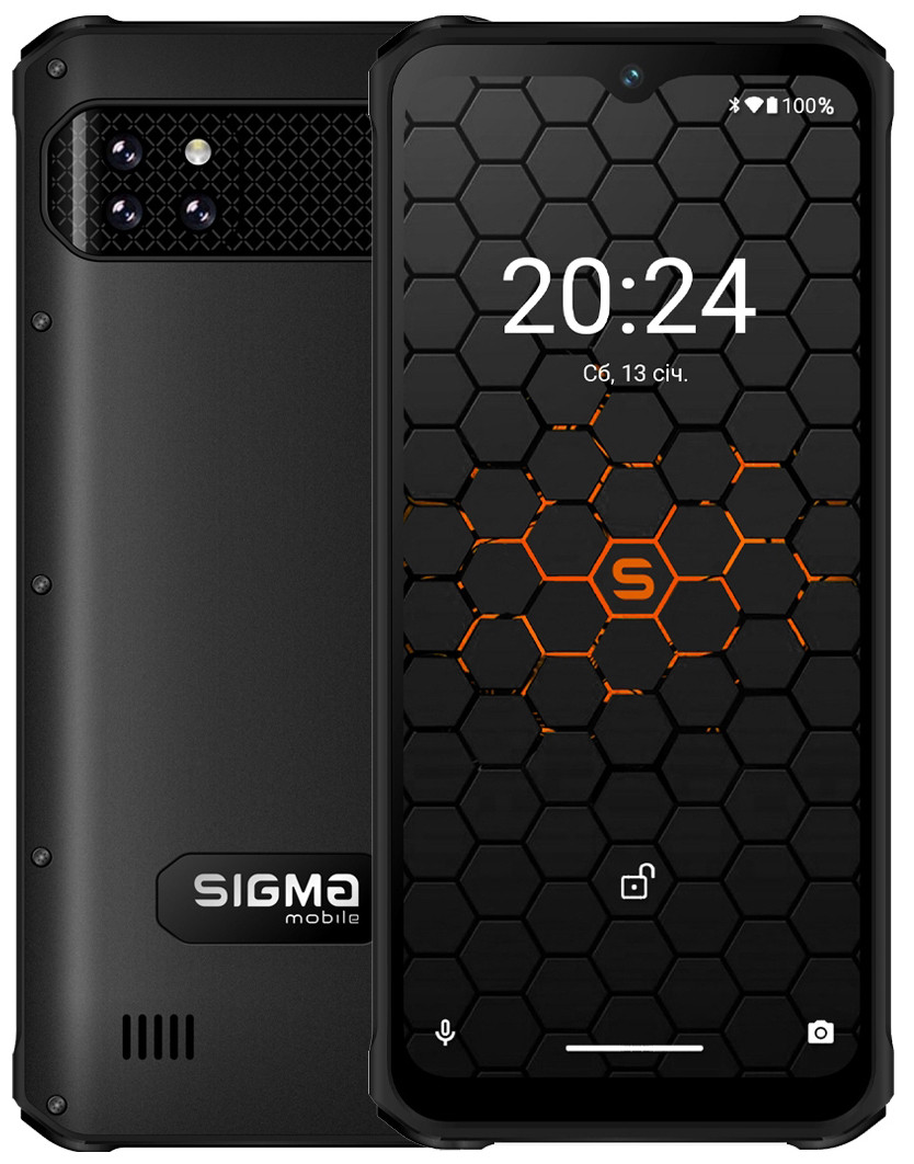 Смартфон Sigma X-treme PQ56 6/128Gb Black UA UCRF