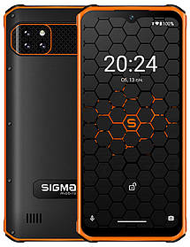 Смартфон Sigma X-treme PQ56 6/128Gb Black-Orange UA UCRF