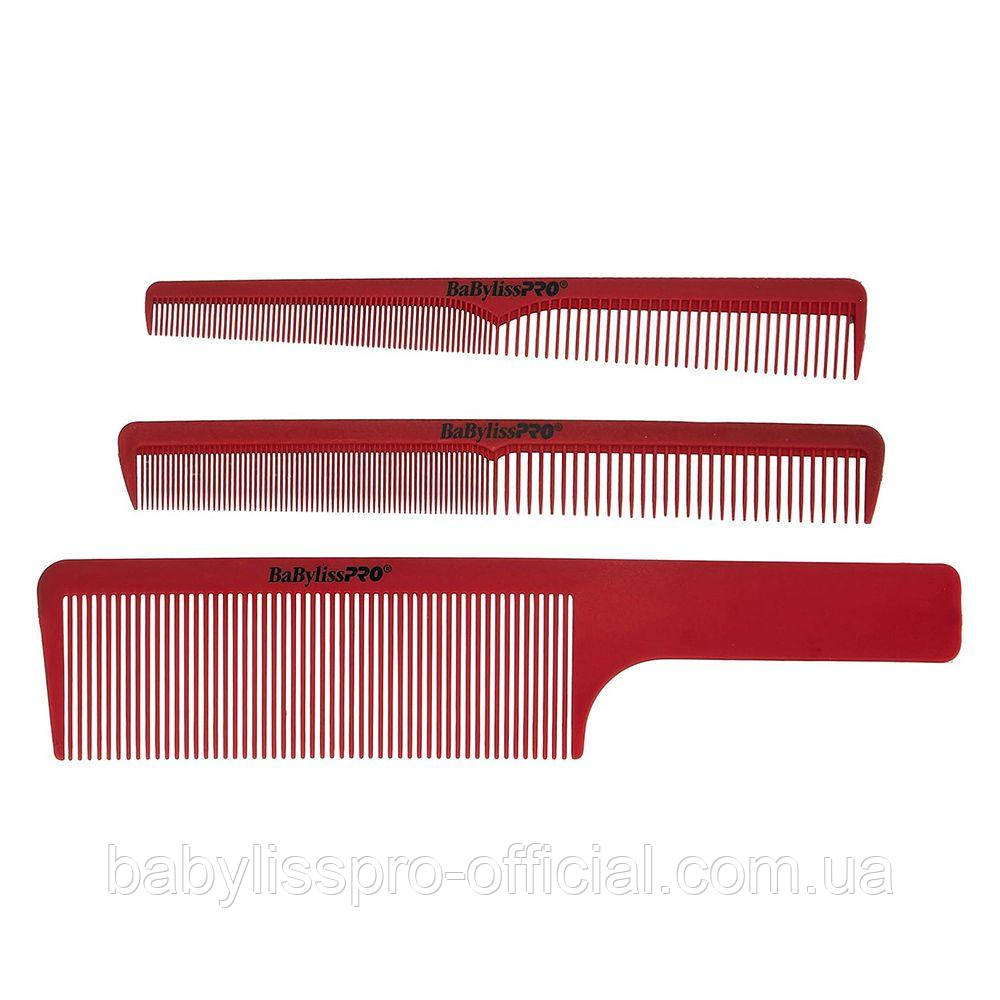Набір гребінців для волосся BaByliss PRO Barberology 3 Barber Comb Set M4343E