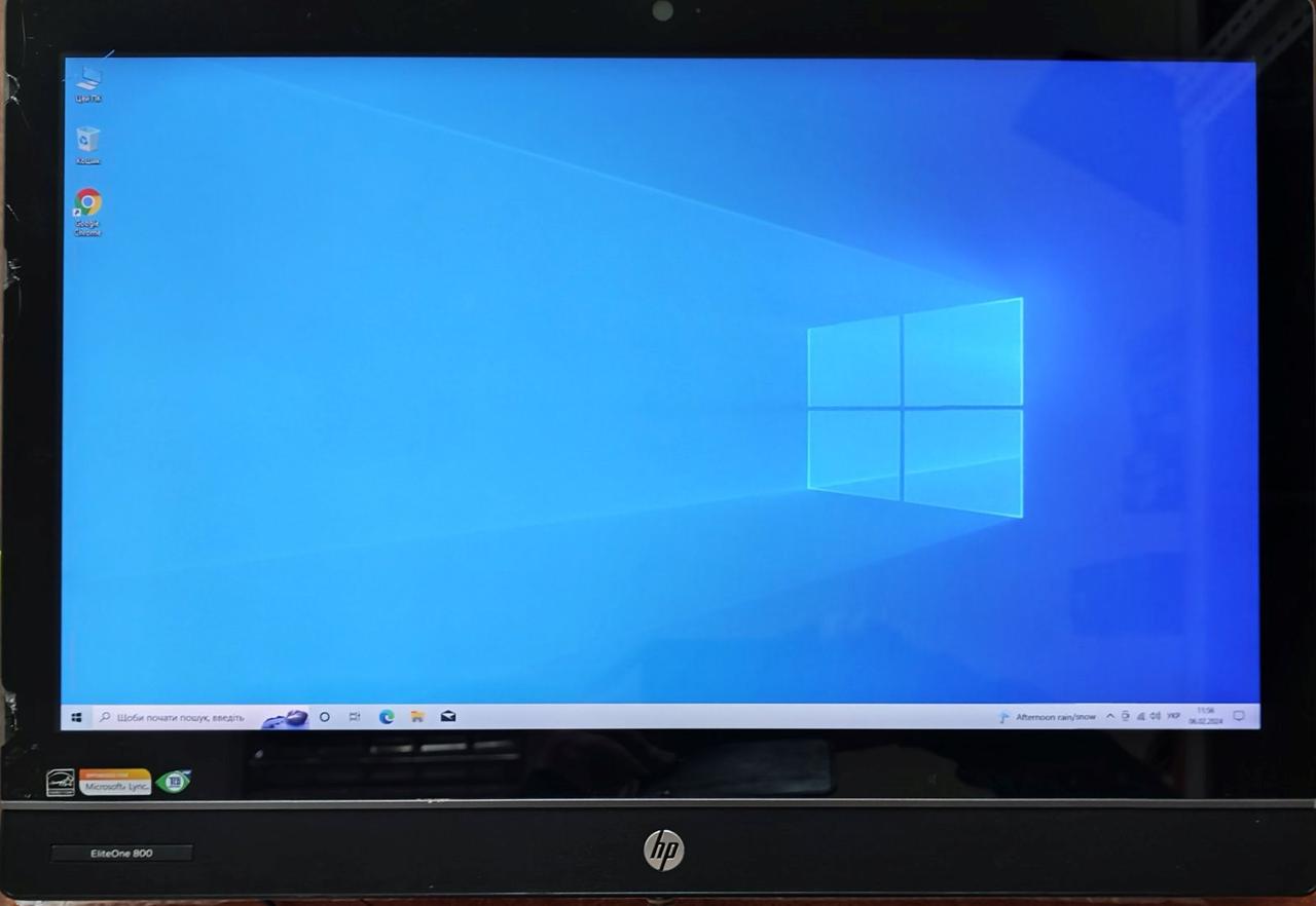 Моноблок б/в HP eliteone 800 G1 aio  23" i5-4570S/4 Gb/SSD 128 Gb/ Full HD/Web-cam