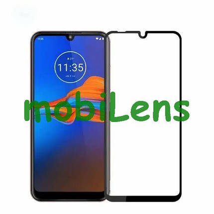 Motorola XT2025, XT2025-2, Moto E6 Plus, Moto E Plus (6th gen) Захисне скло чорне, фото 1