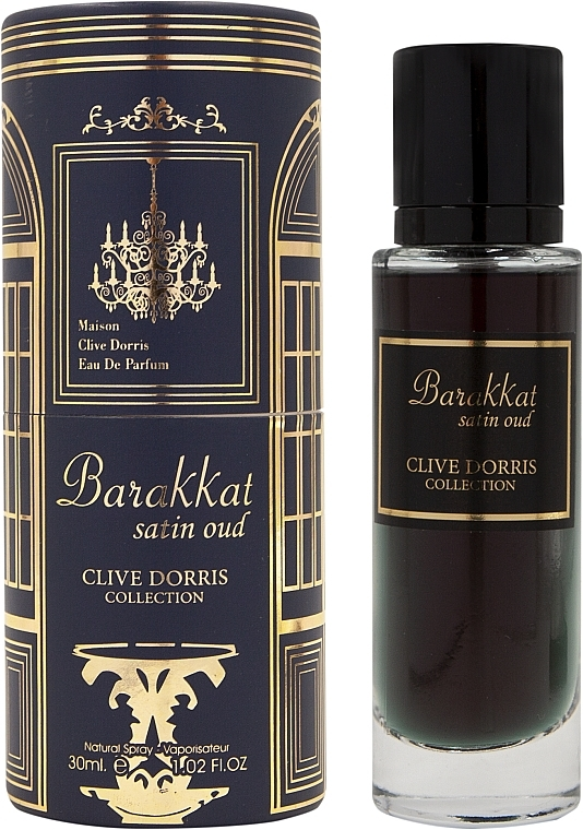 Парфумована вода Fragrance World Clive Dorris Barakkat Satin Oud для жінок — edp 30 ml, фото 1