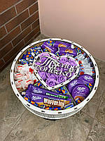 Вкусный подарочный набор со сладостями для девушки, набор в форме милка для жены, мамы, ребенка NDB-10