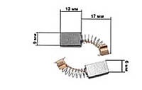 Щетки для электроинструмента 6*9*13 пятак два реза G1 KOSA
