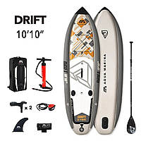 Надувная SUP доска сап борд для рыбалки 10'10" Aqua Marina Drift BT-20DRP