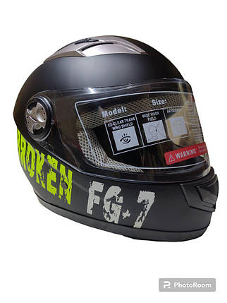 Шлем F2 модель 830 черный матовый, фото 2