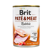 Влажный корм Brit Care Pate & Meat для собак, с кроликом, 400 г
