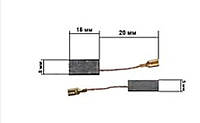 Щетки для электроинструмента 5*8*16 клема длинный поводок KOSA