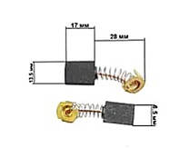 Щетки для электроинструмента 6.5*13.5*17 Makita М14 KOSA