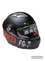 Шлем F2 модель 830 черный матовый