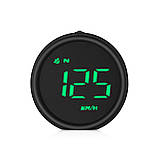 GPS HUB Speedometer G1 green GPS АфрикаОМЕТР (УНІВЕРСАЛЬНИЙ) круглий дизайн, фото 2