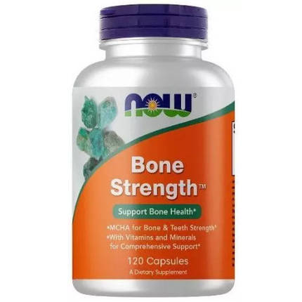 NOW Foods Bone Strength 120 Caps, фото 1