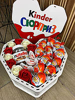 Вкусный подарочный набор со сладостями для девушки, набор в форме сердца для жены, мамы, ребенка NDB-31