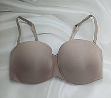 Бюстгальтер балконет зі знімними шлейками  Sielei 1580 з гладкою формованою чашкою push-up