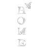 Дзеркальна наліпка на стіну напис дім "HOME" 1 метр - акрилова панель для декору інтер'єру, 100*35 см, фото 3