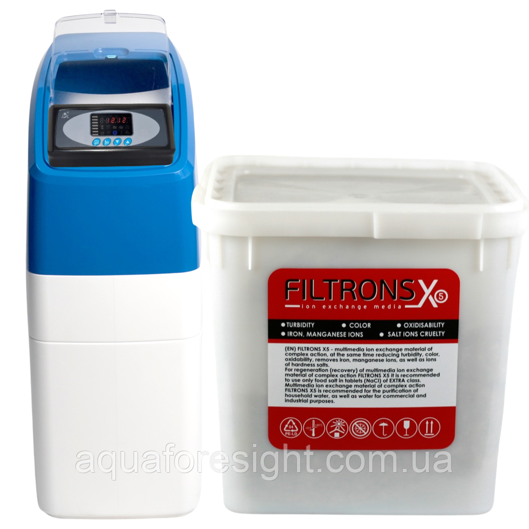 Система комплексного очищення води Filtrons X5 кабінетного типу EVA 1017 (Runxin F65B3)