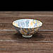 Порцелянова ретро піала "Сакура з синім орнаментом" 80 мл, фото 3