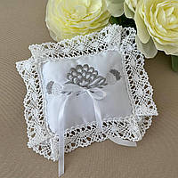 Подушечка "Мальва" для хрестика Бавовна-50%,ПЭ-50% Білий Атлас,кулір арт.91448854