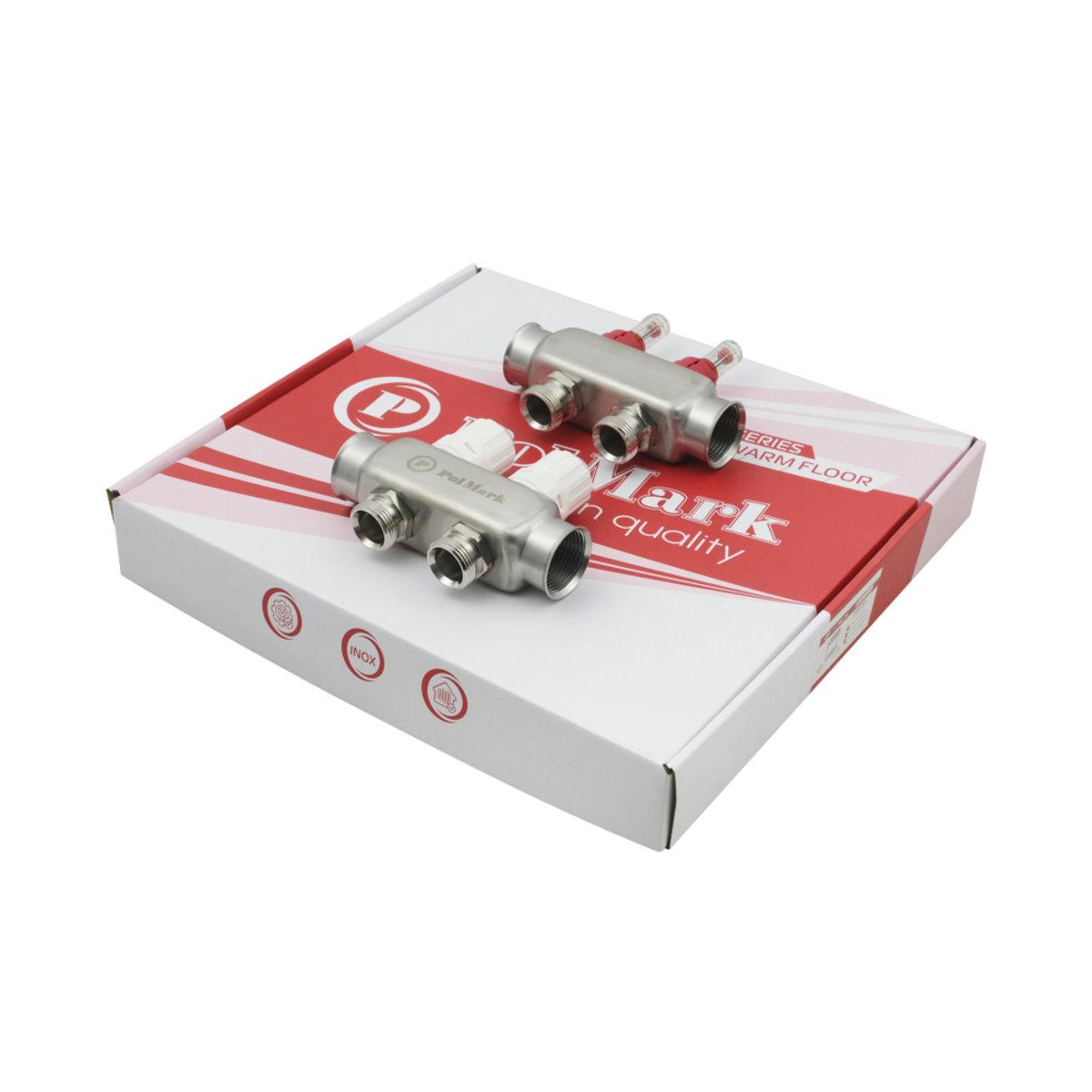 Колектор для теплої підлоги Polmark 1"X3/4" 2 контури