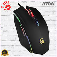 Мишка для геймера A4Tech A70A Bloody (Matte Black) Activated Gaming Optical 6200 cpi